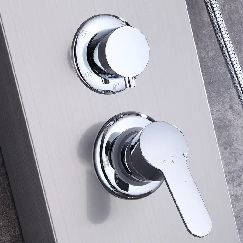 Hot And Cold Massage Shower Panel