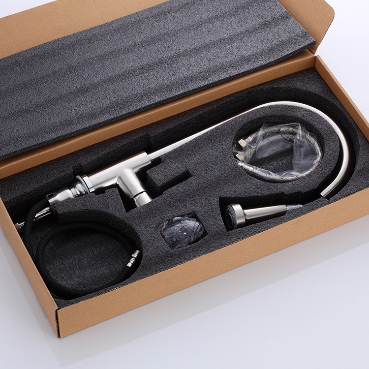 Stainless Steel Pull Out Kitchen Taps Faucet